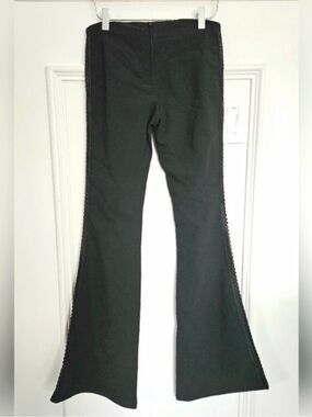 Y2K Siren Lowrise back zip Flare pants